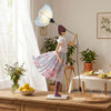 Frabala Windswept Umbrella Lady Lamp