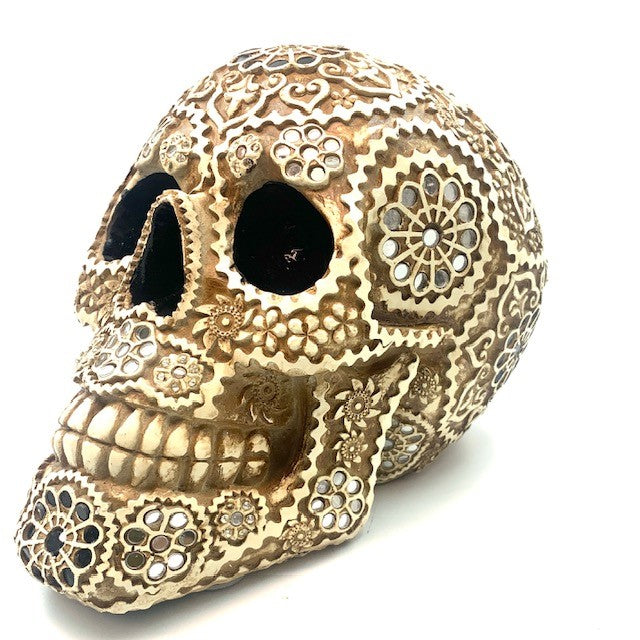 Day of the Dead-style skull. (Natural)