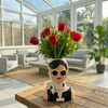 Audrey Lady Vase, Sculptural Face Vase, Modern Woman Head Planter.
