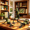 Set of 3 Mad Frogs - Quirky Frog Ornaments