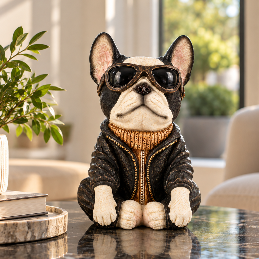 Captain Frenchie Dog Ornament