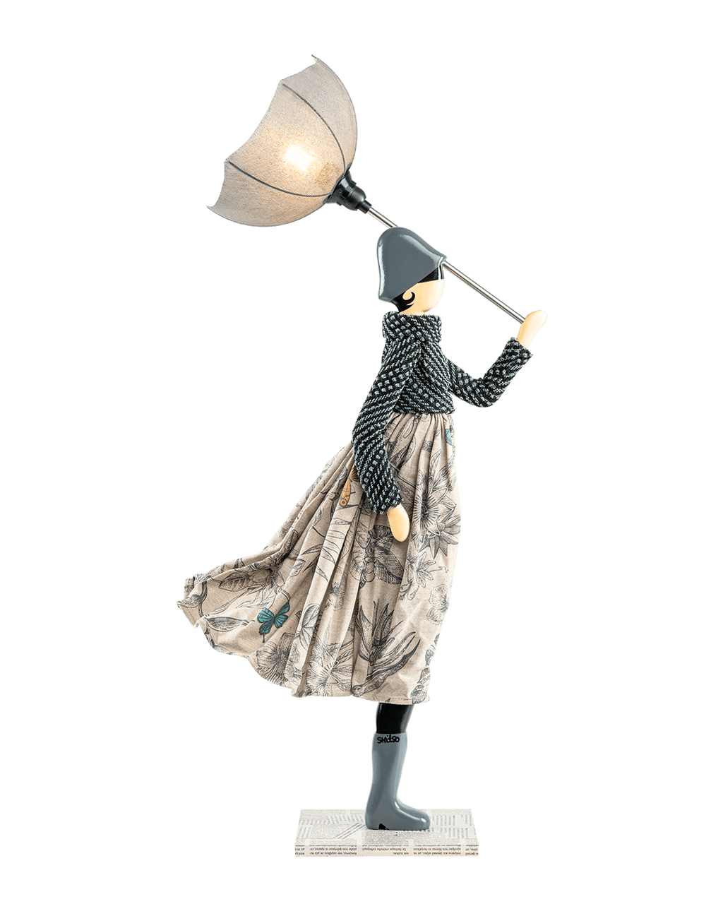Ganni  Windswept Umbrella Lady Lamp