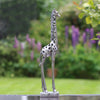 'Gerald' The Silver Giraffe Sculpture