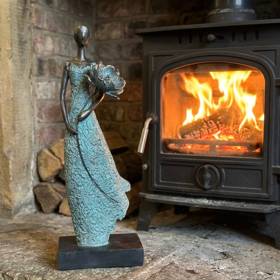 Rose - Lady holding flower infront