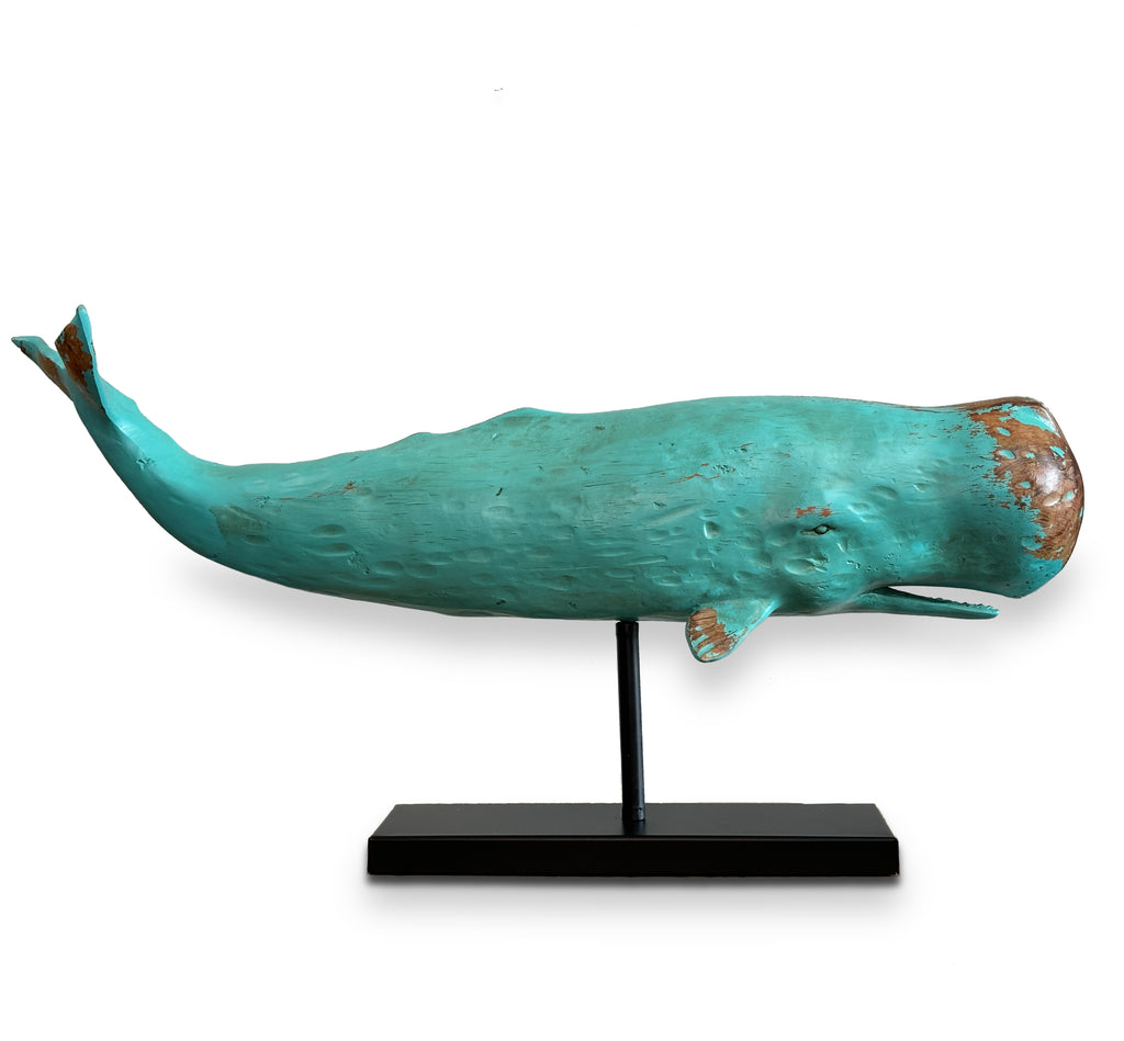 Large Whale Ornament (On Stand)