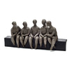 Men Seated on a Wall - Wall Art/Wall hanging