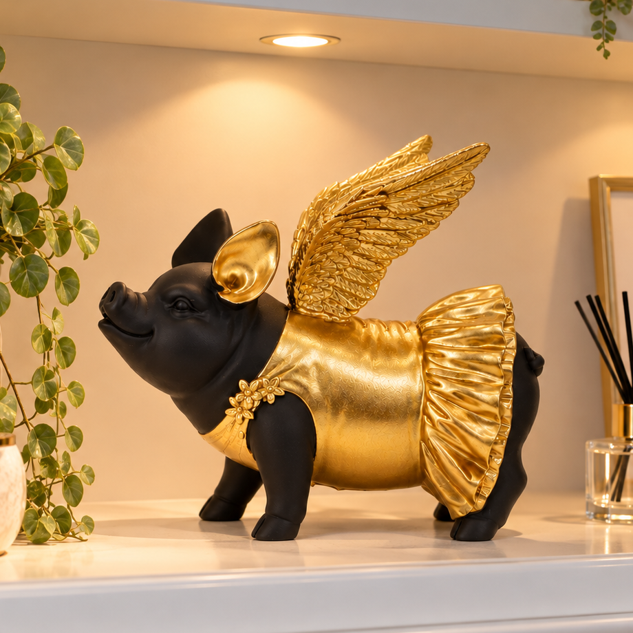 Madame Peggy - Flying Pig Ornament