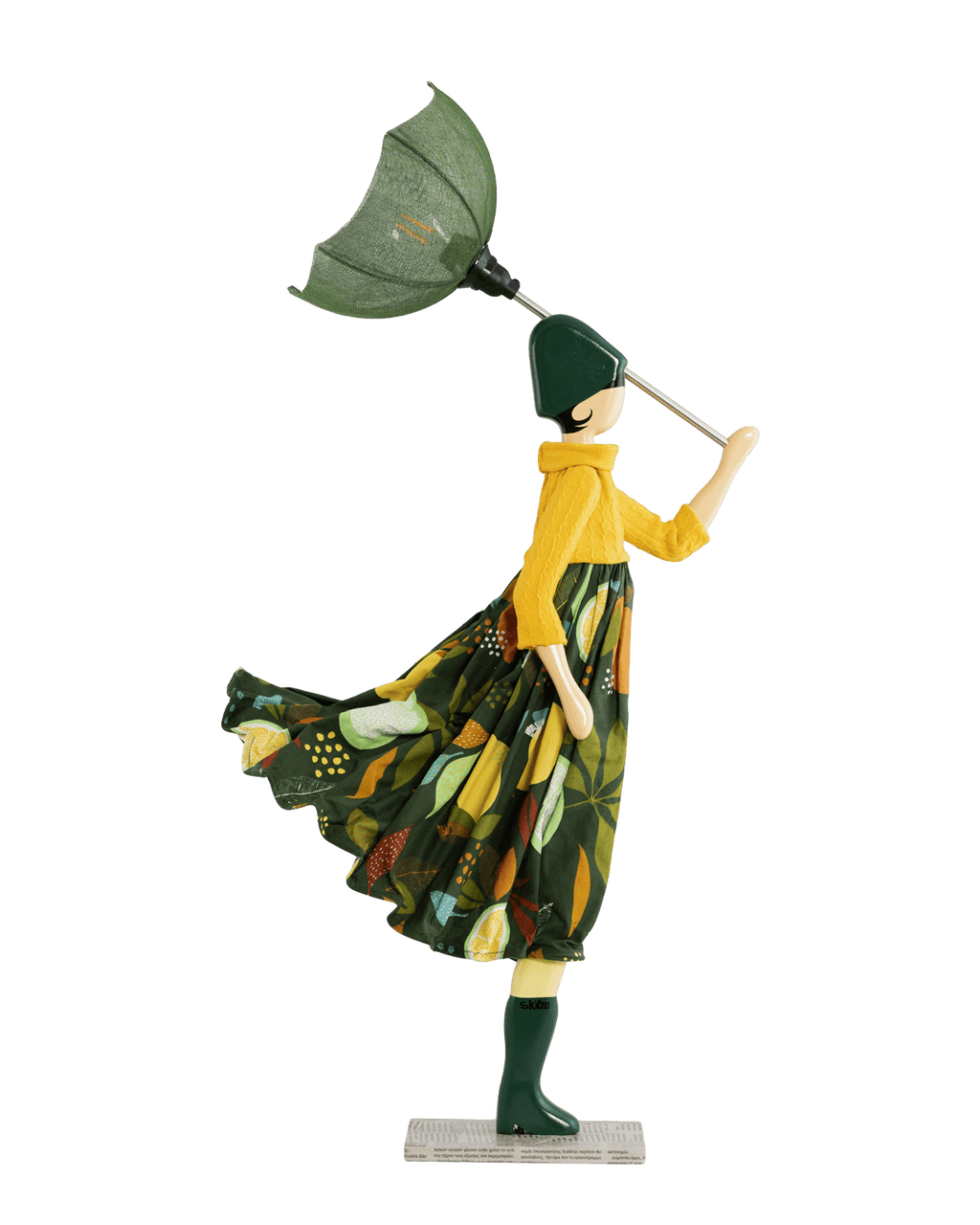 Mochita Windswept Umbrella Lady Lamp (Copy)