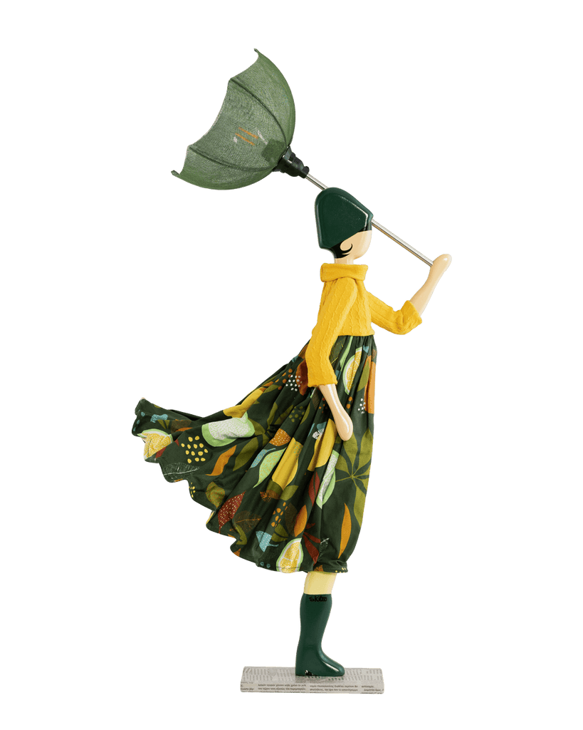 Mochita Windswept Umbrella Lady Lamp (Copy)