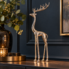 Dalia Pewter Deer Figurine - Medium