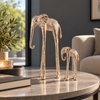 Gentle Bond -  Pewter Metal Silver Elephant Pair