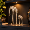 Gentle Bond -  Pewter Metal Silver Elephant Pair