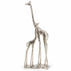 Tender Wildlife - Pewter Metal Giraffe Duo Ornament