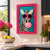 Zebra Balloon - Wall Mount