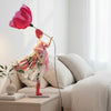 Ploumi Windswept Umbrella Lady Lamp