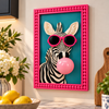 Zebra Balloon - Wall Mount