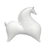 Quirky Horse Ornament - White