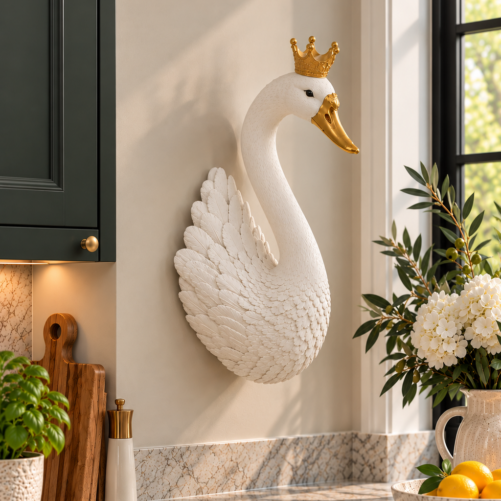Lady Ophelia - Swan Wall Art