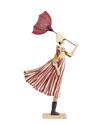 Roio Windswept Umbrella Lady Lamp