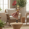 Roio Windswept Umbrella Lady Lamp