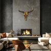 Gold Cow Skull | Stunning Wall Sculpture
