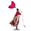 Ruby Windswept Umbrella Lady Lamp