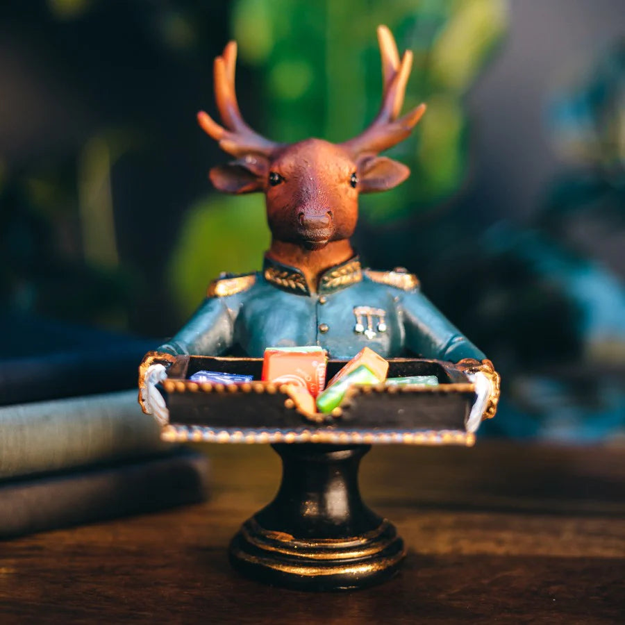 Gentry Stag Bust Card Holder