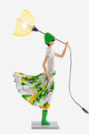 Tonika Windswept Umbrella Lady Lamp