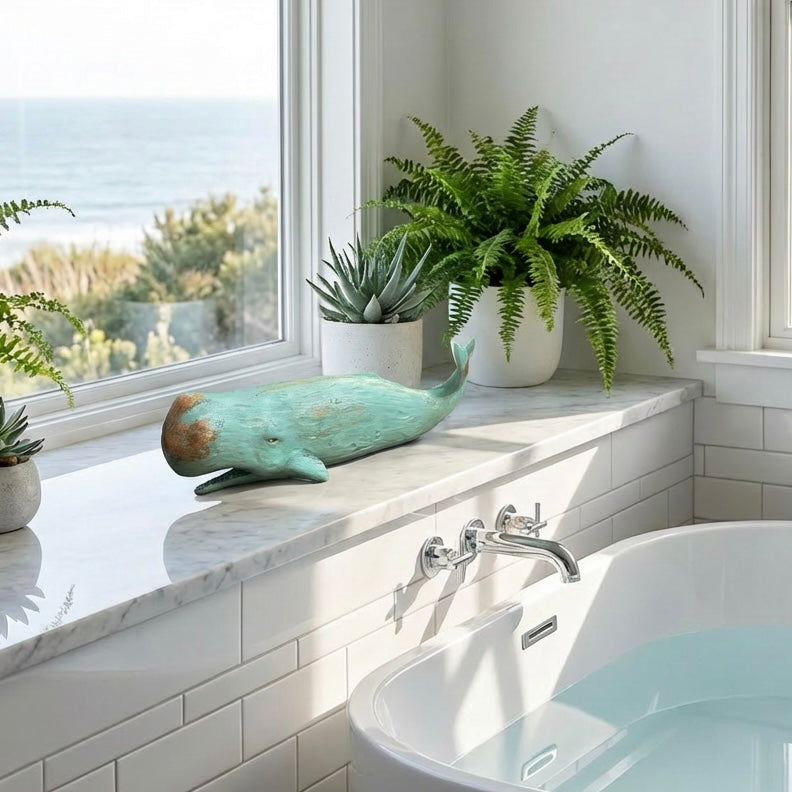 Large Whale Ornament