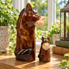 Dusty & Rusty Clydesdale Horse Figures