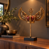 Winged Gold Crown Ornament