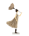 Yesol Windswept Umbrella Lady Lamp
