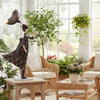 Argiro Windswept Umbrella Lady Lamp