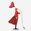 Fredy  Windswept Umbrella Lady Lamp