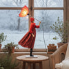 Fredy  Windswept Umbrella Lady Lamp