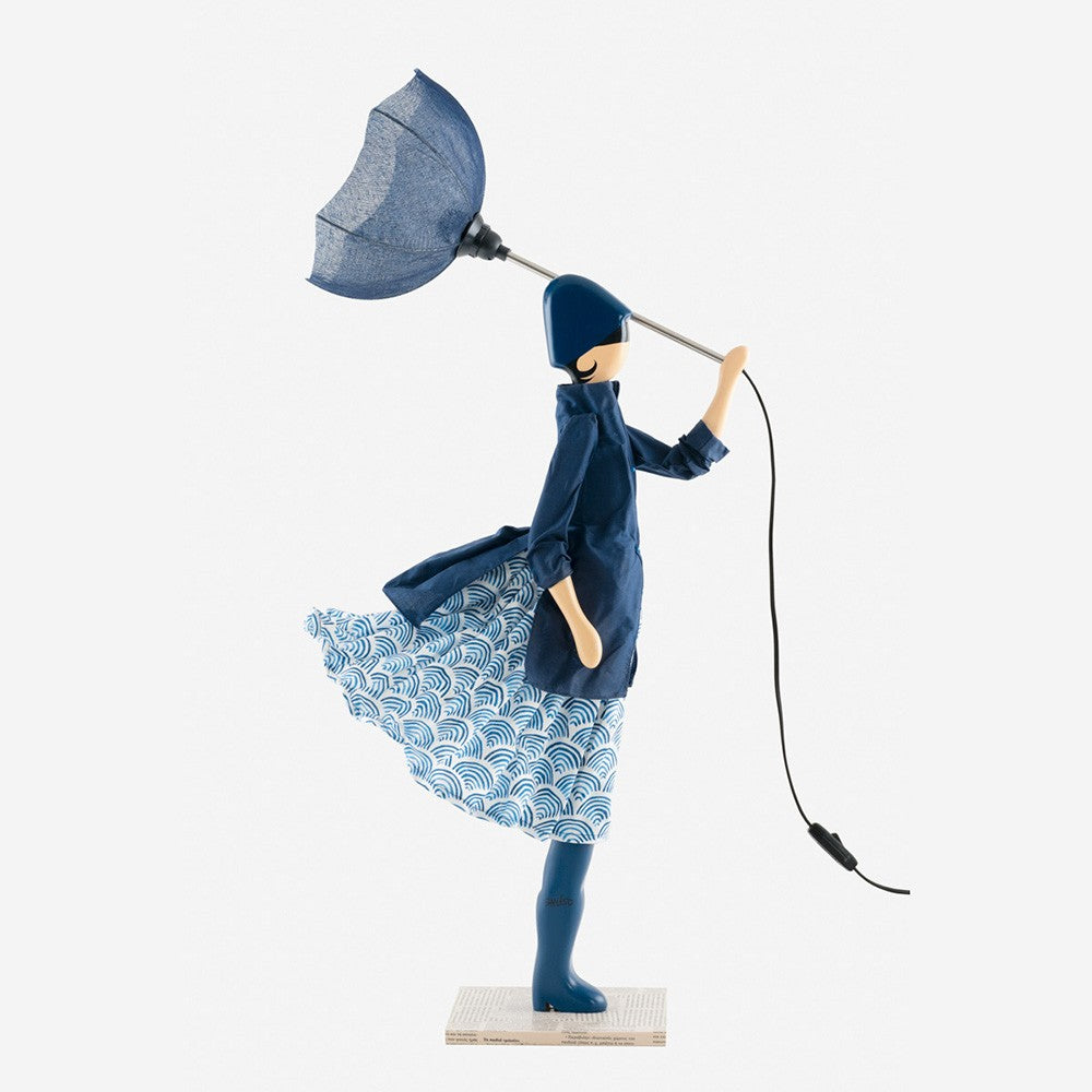 Nami Windswept Umbrella Lady Lamp