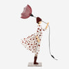 Vale  Windswept Umbrella Lady Lamp