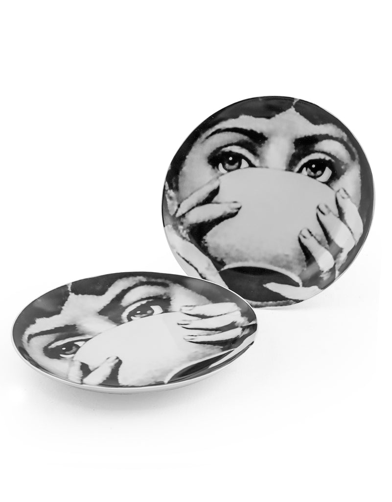 Lady Face 10 inch ceramic plate - Bowl