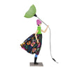 Skitso Lady Lamp with green blouse and umbrella - Bentley's House of Gifts