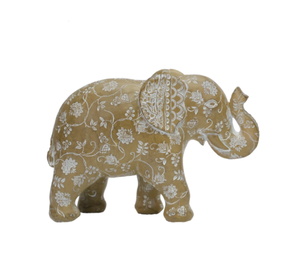 Elephant Figurine Patterned