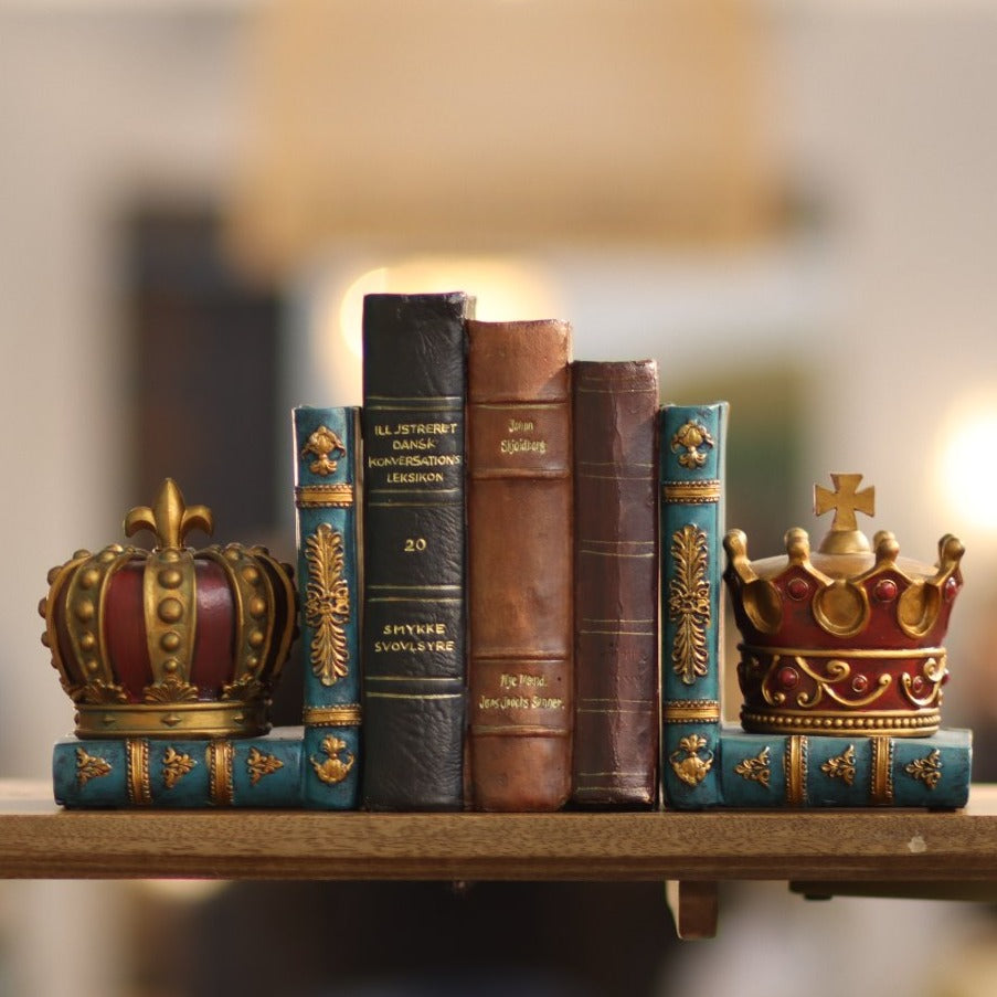 Crown Bookends