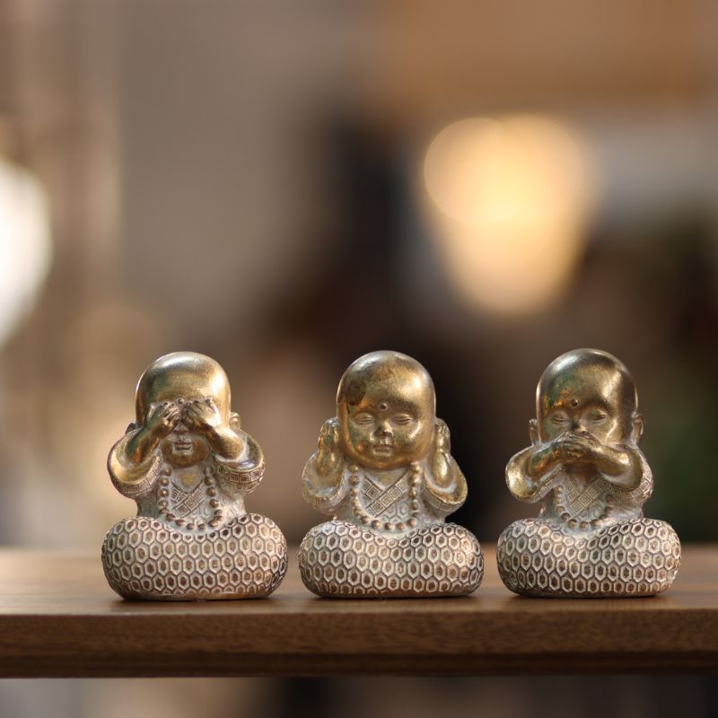 Three Wise Buddha Babies