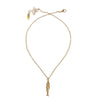 Catch of the Day Necklace - Worn Gold