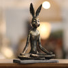 Zen Rabbit Lotus Position Sculpture
