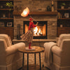 Scarlett Heart Windswept Umbrella Lady Lamp