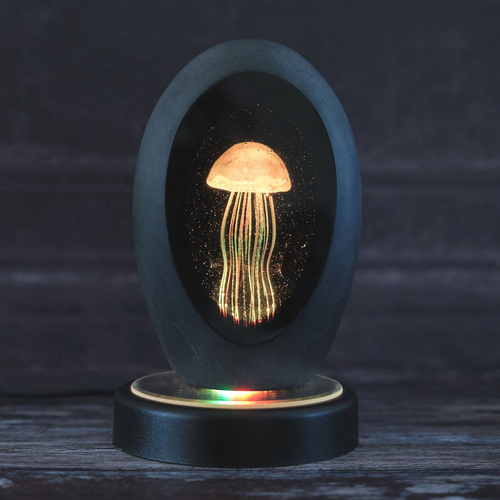 Colour Changing Jellyfish Paperweight