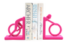 Velvet Cyclist Bookends Pink