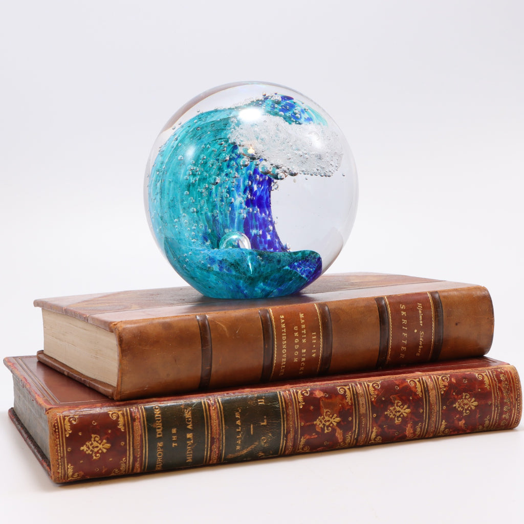 Wave Glass Paperweight